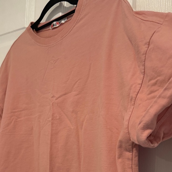 Blush Pink Cotton Lounge Set - Top & Shorts with Pockets - Picture 8 of 11